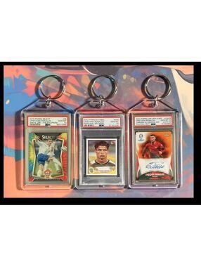 3157B Cristiano Ronaldo  3 Pack Bundle 3 Different Custom Novelty Keychains